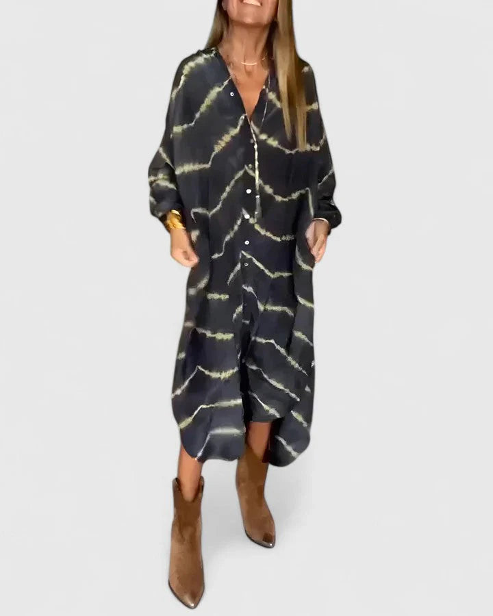 Julia Striped Maxi Dress
