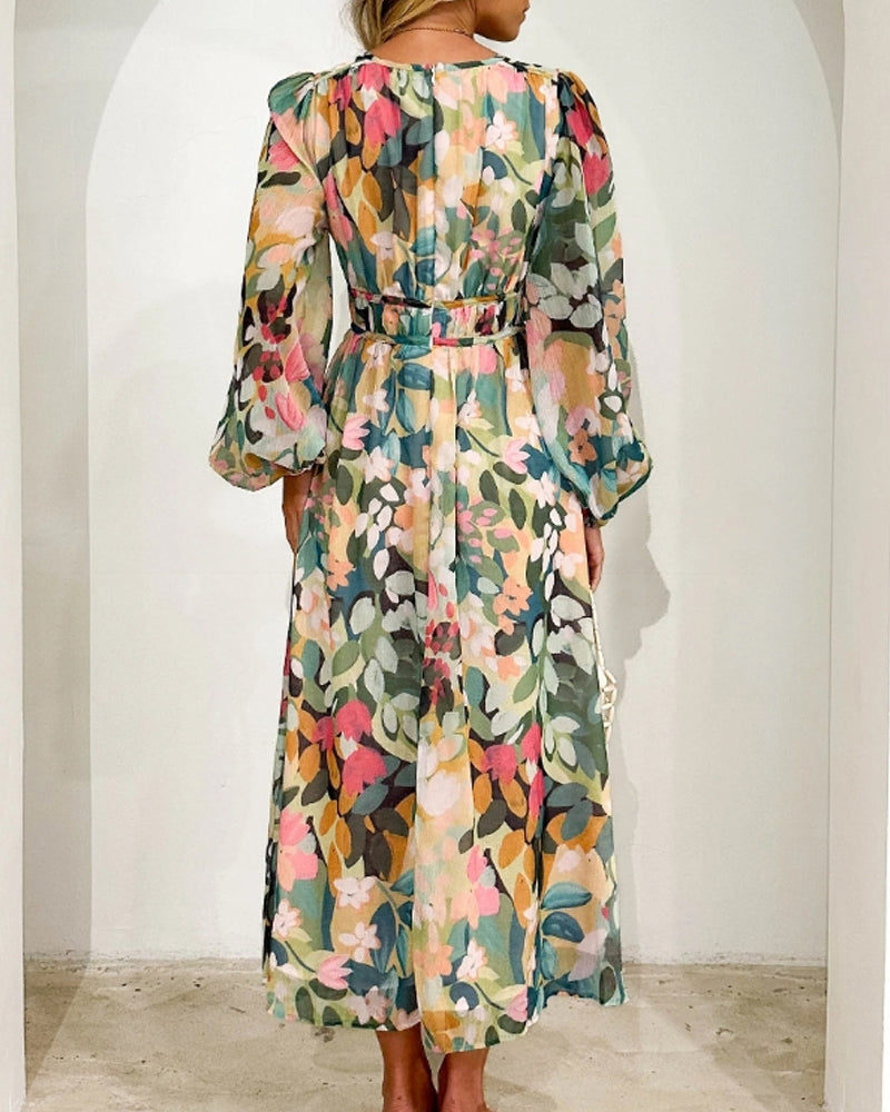 Celine | Elegant Floral Dress for Women