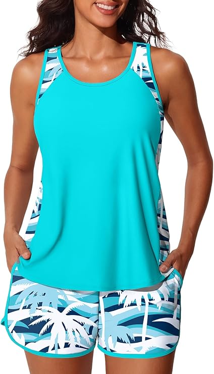 Supportive Flowy Swim Dress Set
