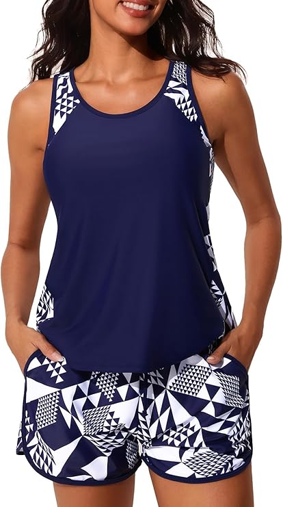 Supportive Flowy Swim Dress Set