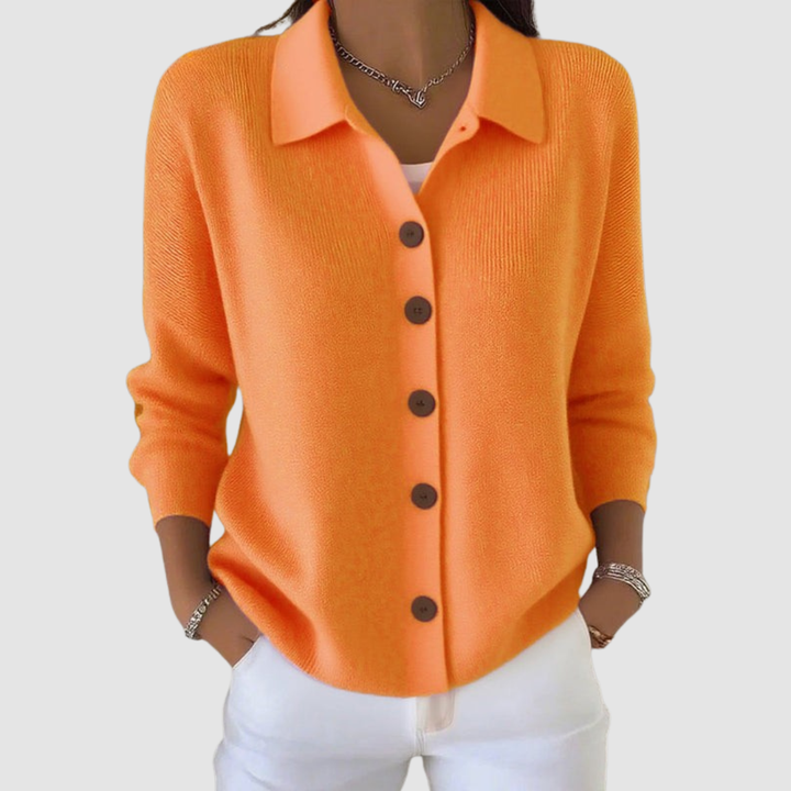 Knitted Button-Up Cardigan