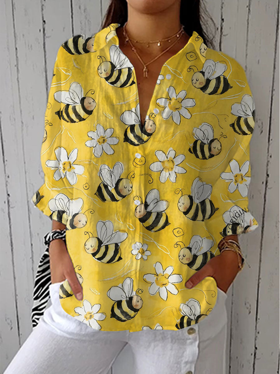 Franka | Floral Bee Blossom Top