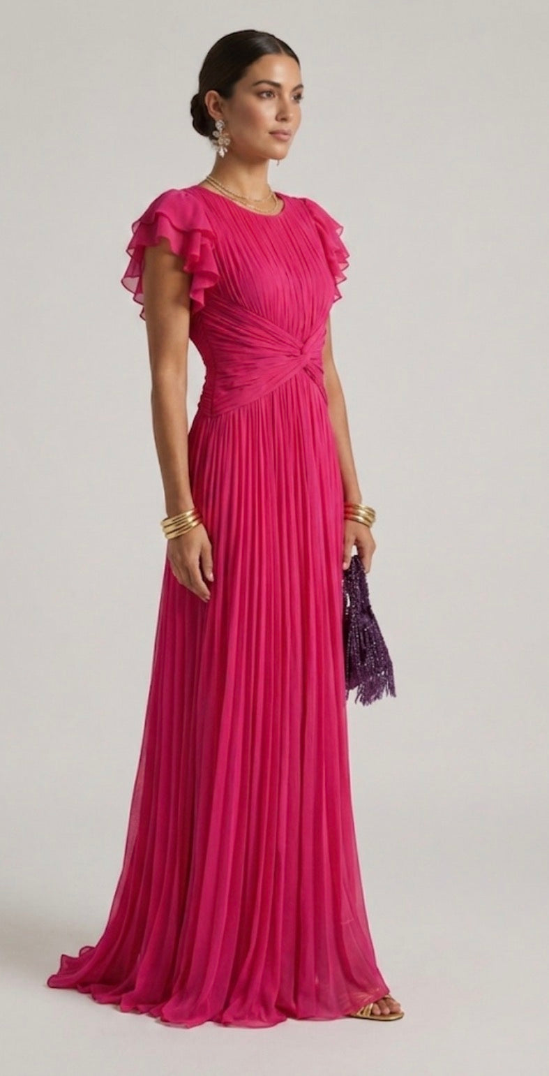 Stella & Grace™ | Elegant Pleated Evening Gown