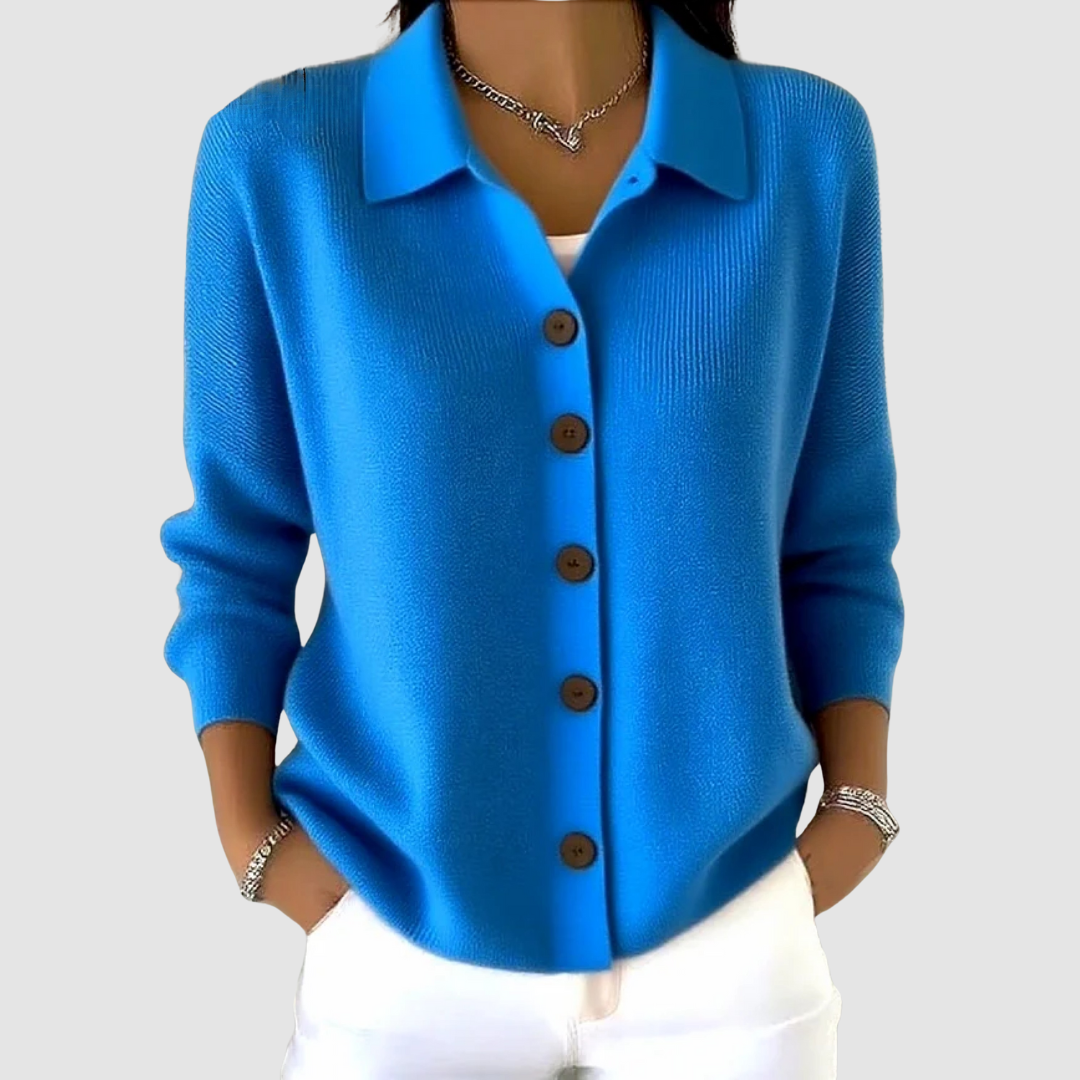 Knitted Button-Up Cardigan