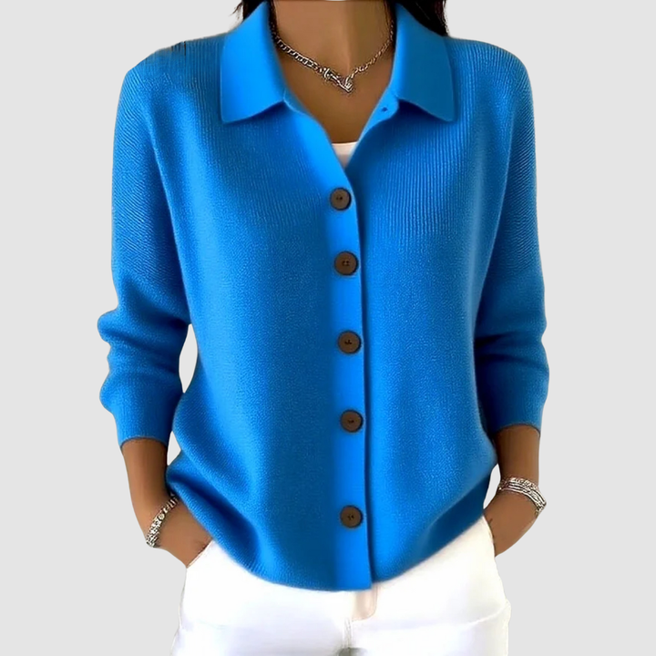 Knitted Button-Up Cardigan