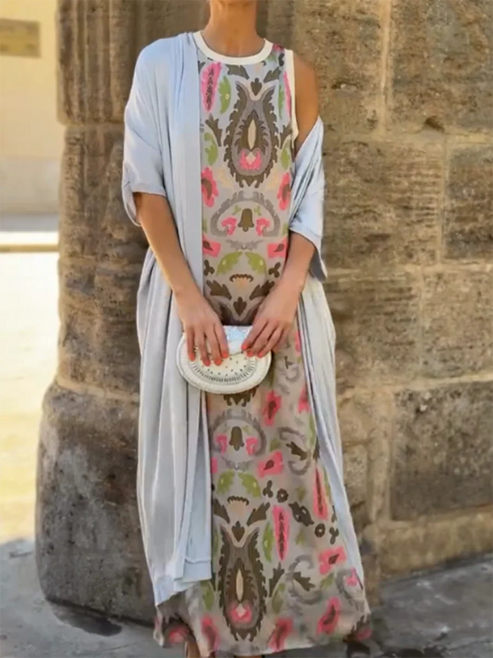 Liezel | Boho Layered Maxi Dress