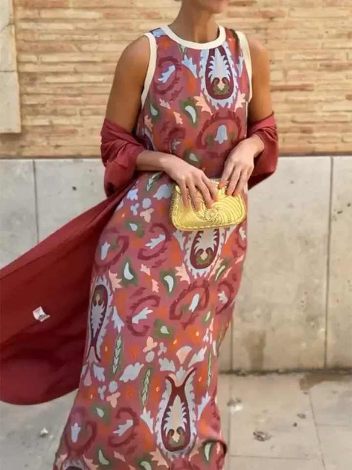 Liezel | Boho Layered Maxi Dress