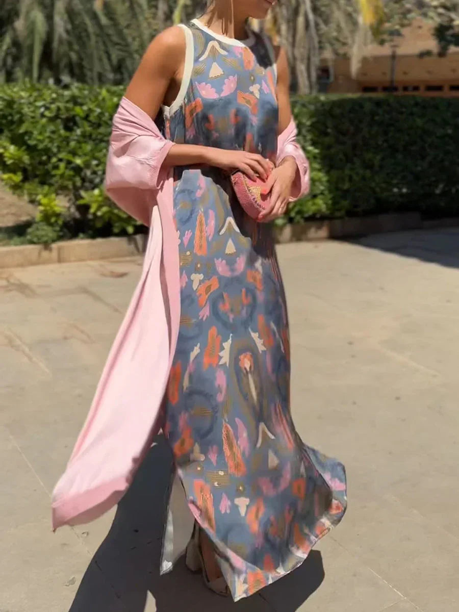 Liezel | Boho Layered Maxi Dress
