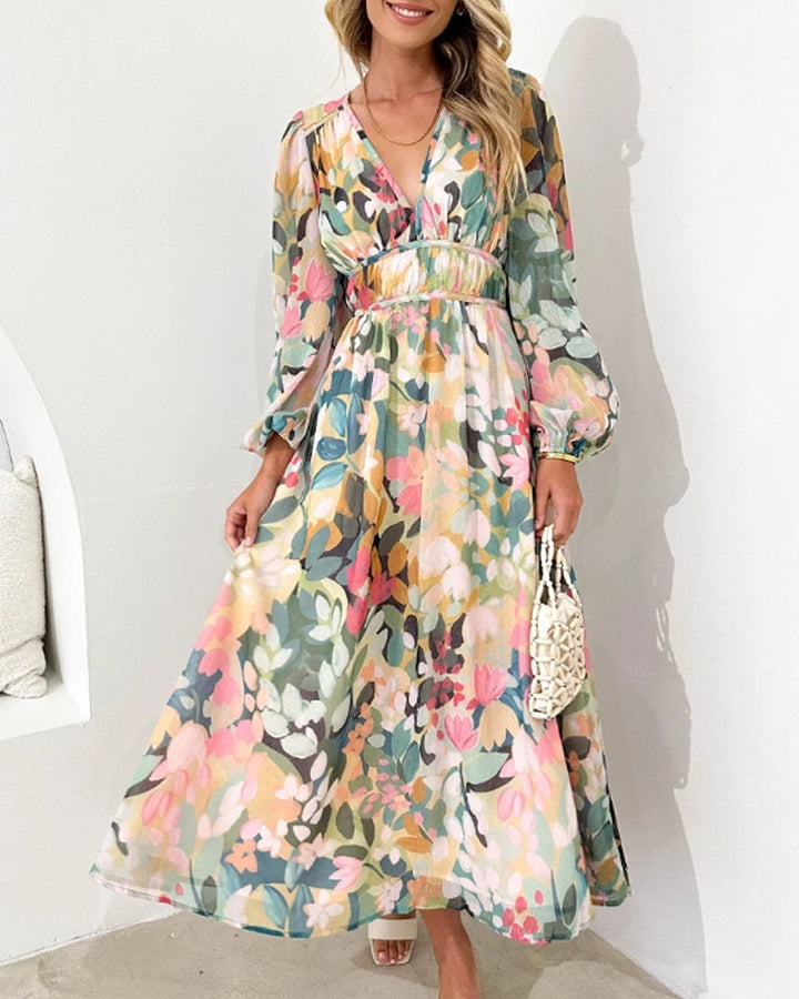 Celine | Elegant Floral Dress for Women