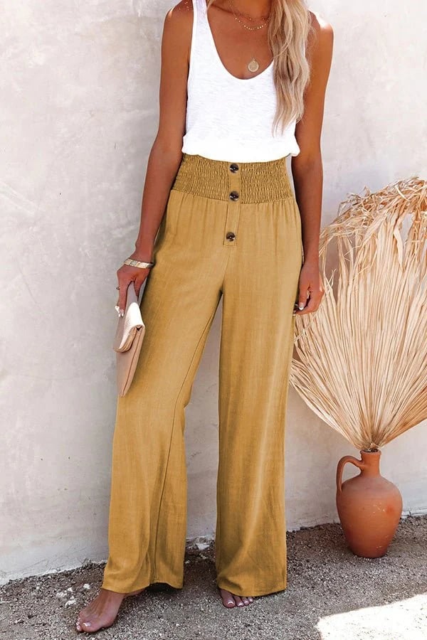Riana - Relaxed High-Waisted Pants