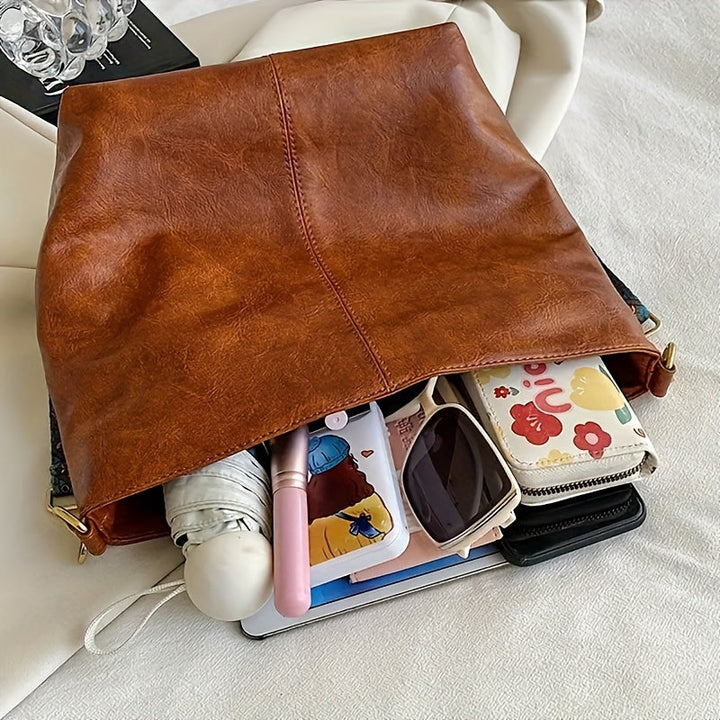 OLIVIA | Classic Leather Tote