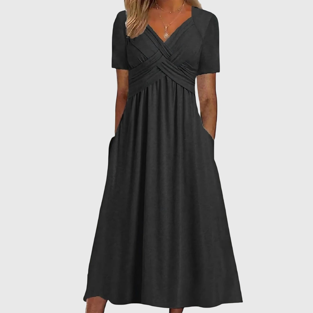 Viola™ | Tummy-Control Midi Dress