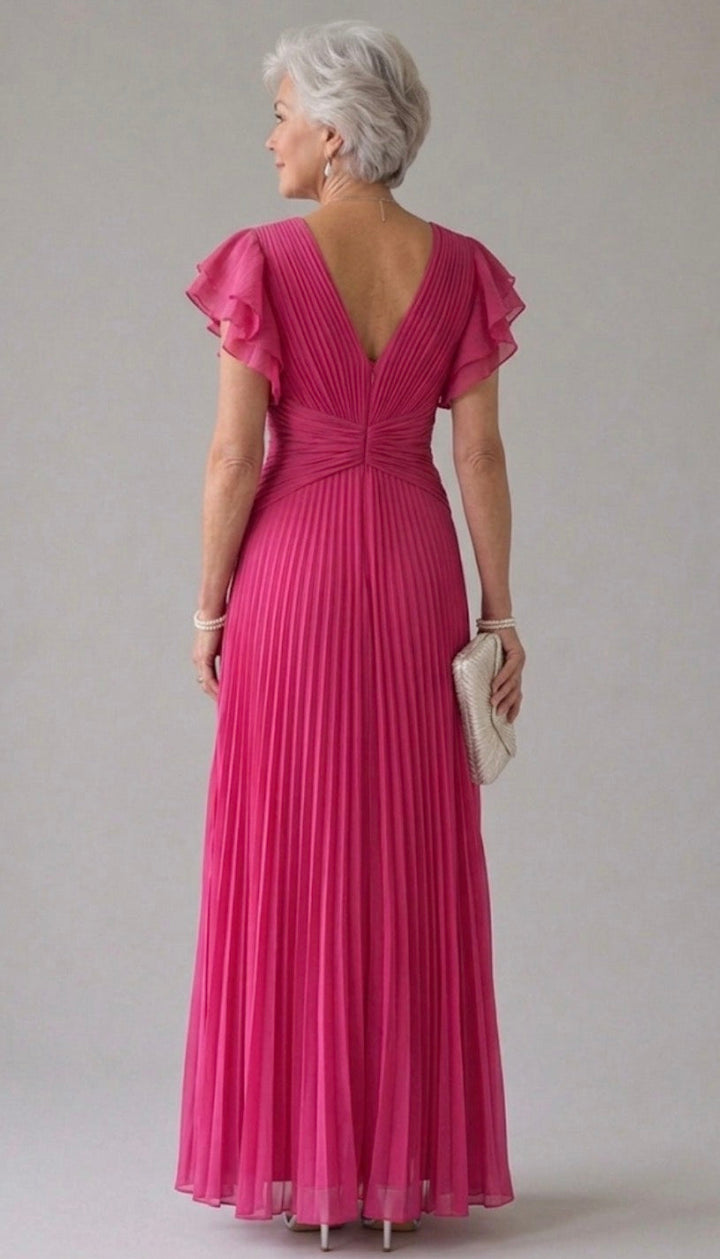 Stella & Grace™ | Elegant Pleated Evening Gown