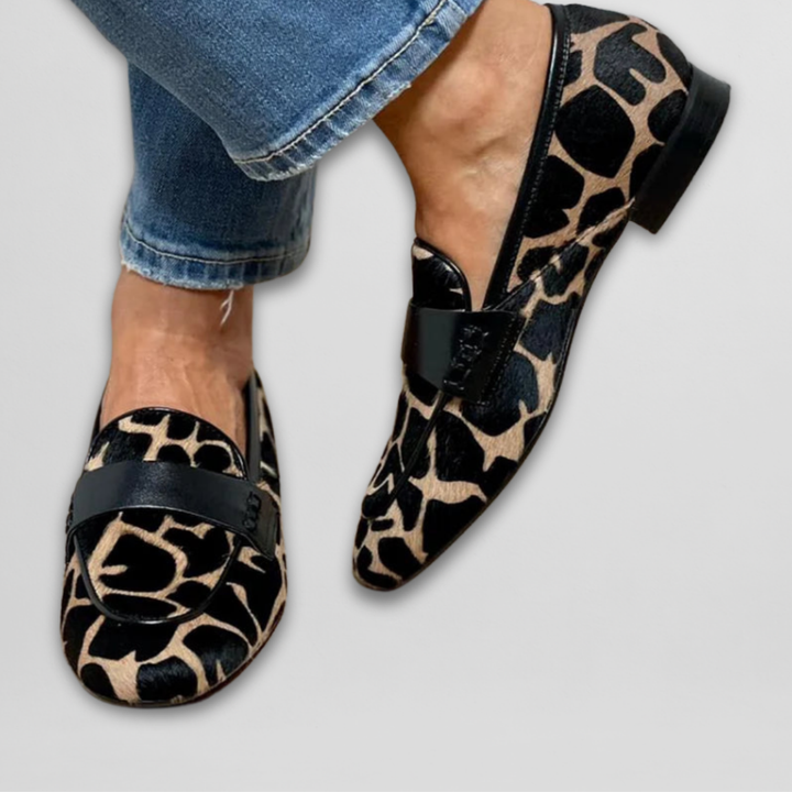 Leopard Print Animal-Pattern Loafer