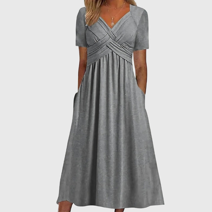 Viola™ | Tummy-Control Midi Dress