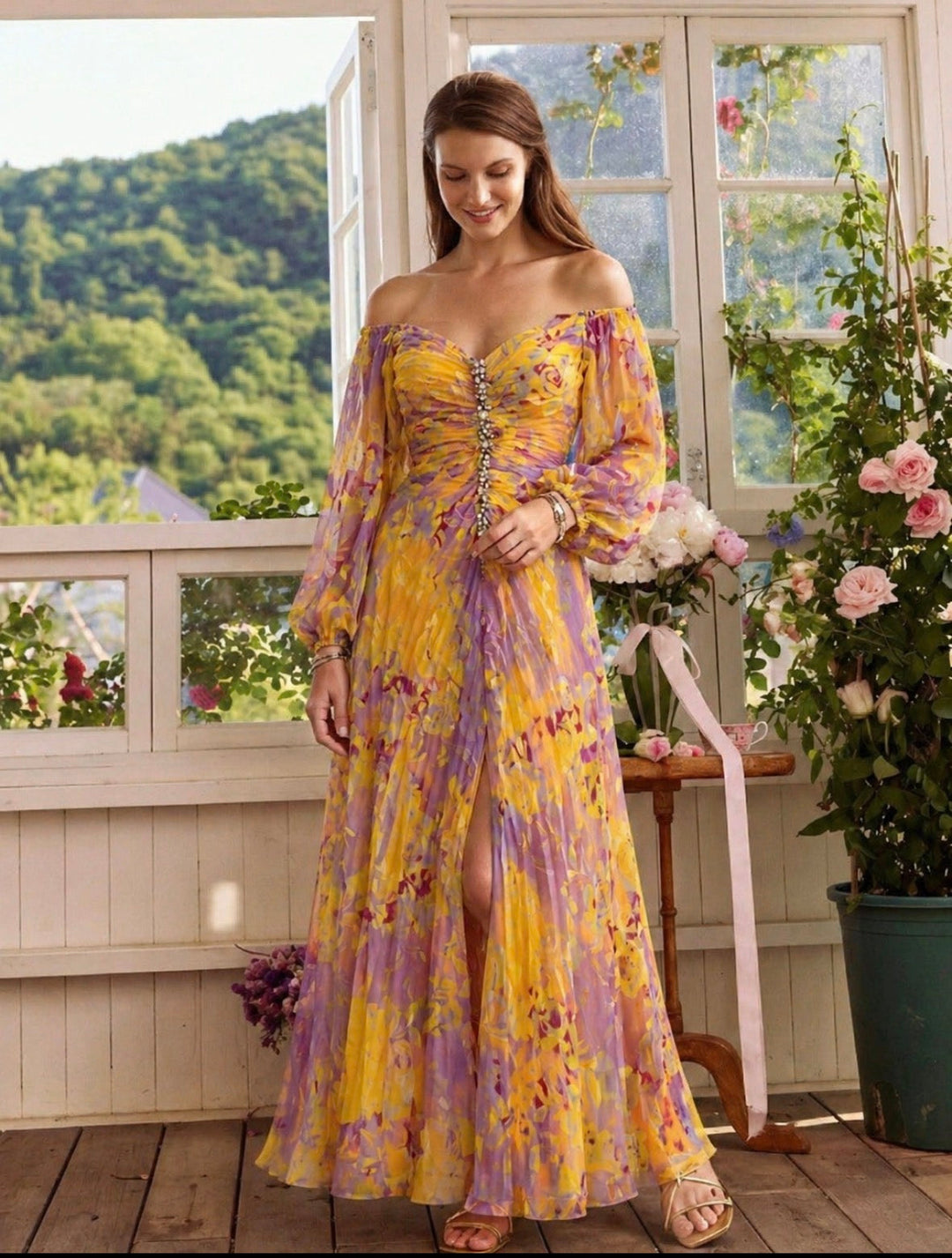 Stella & Grace™ | Sophisticated V-Neck Dress