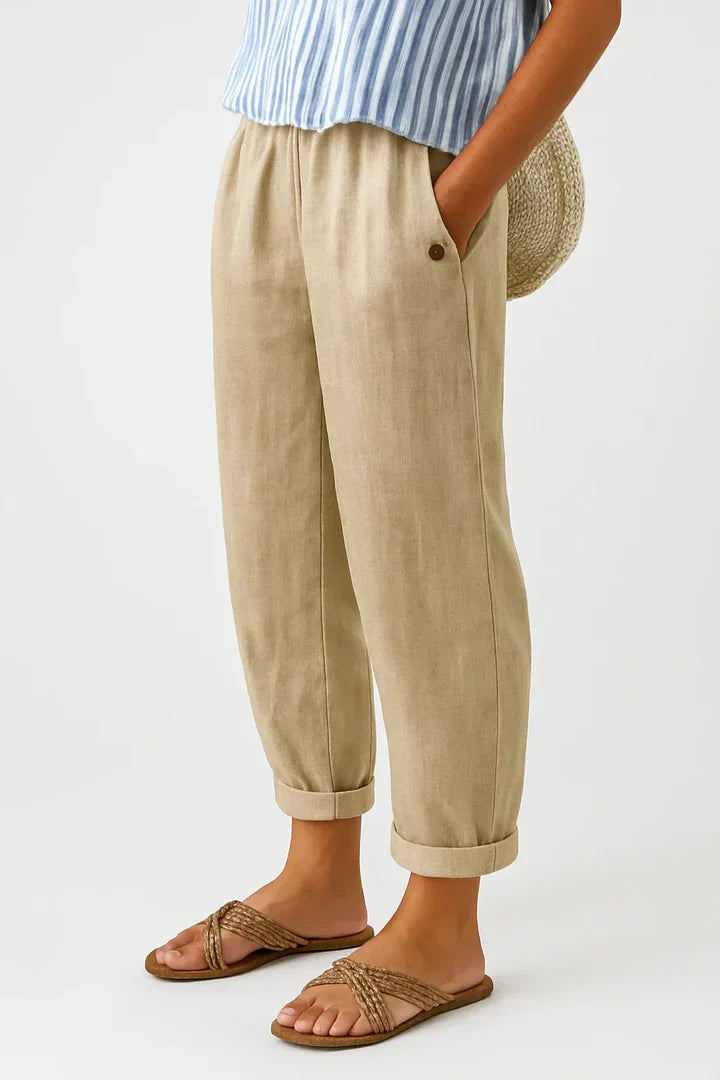 Ariane™ Classic Linen-Cotton Pants