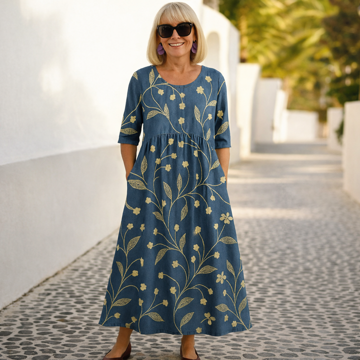 Lily Midi Dress - Ultimate Comfort Made Easy