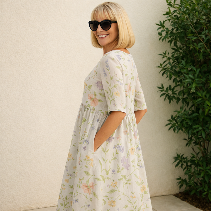 Lily Midi Dress - Ultimate Comfort Made Easy
