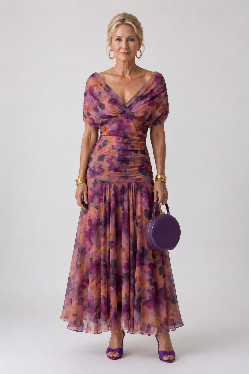 Stella & Grace™ | Elegant Flow Midi Dress