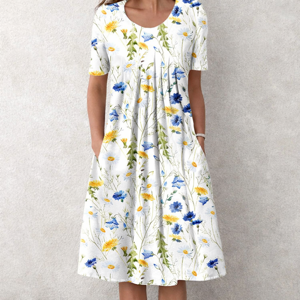 Gigi™ | Cotton Dress with Tummy Coverage