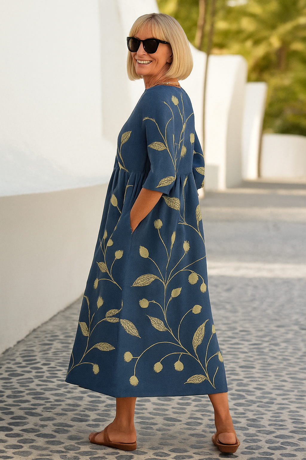 Lily Midi Dress - Ultimate Comfort Made Easy