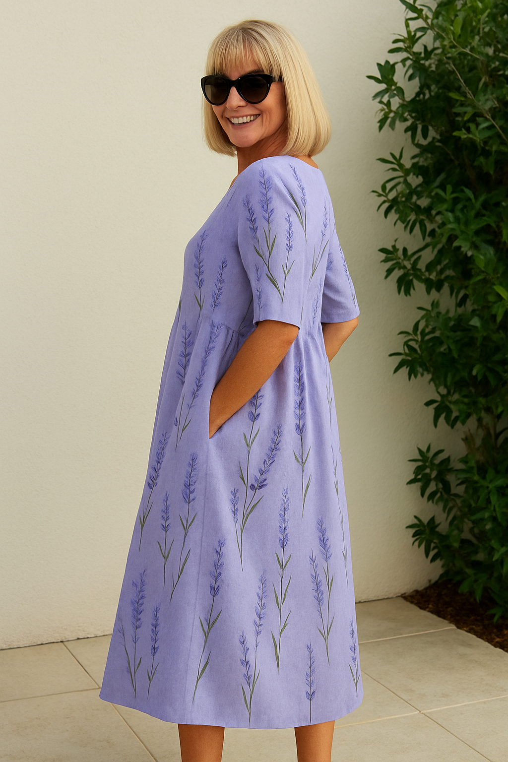 Lily Midi Dress - Ultimate Comfort Made Easy