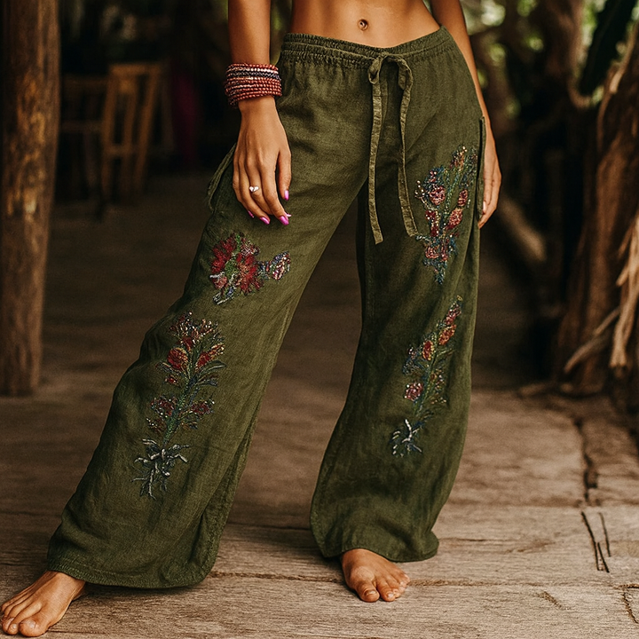 Easygoing Bohemian Comfort Trousers