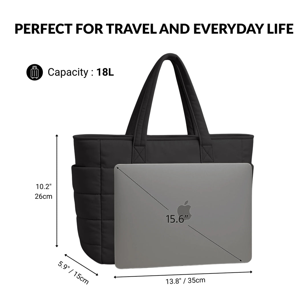 Cloudy - The Roomy Puffy Tote Bag