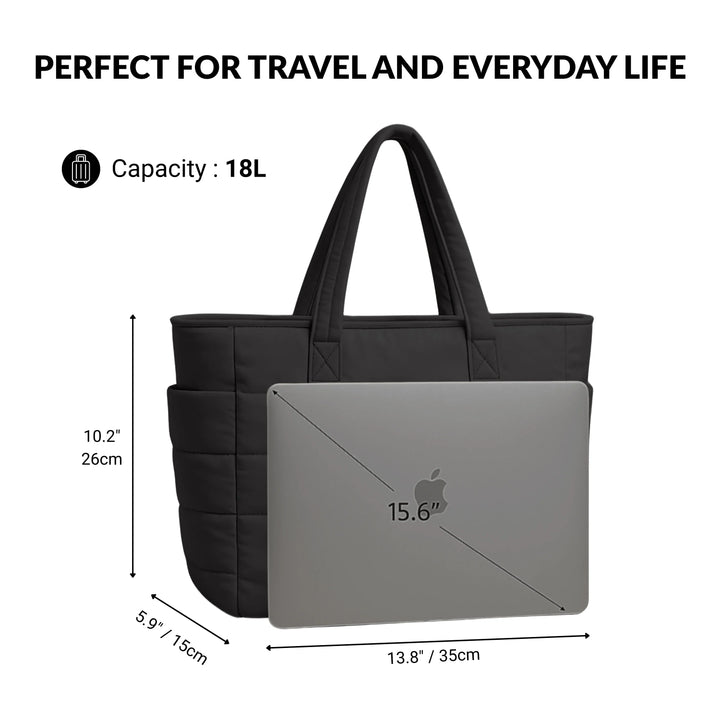 Cloudy - The Roomy Puffy Tote Bag
