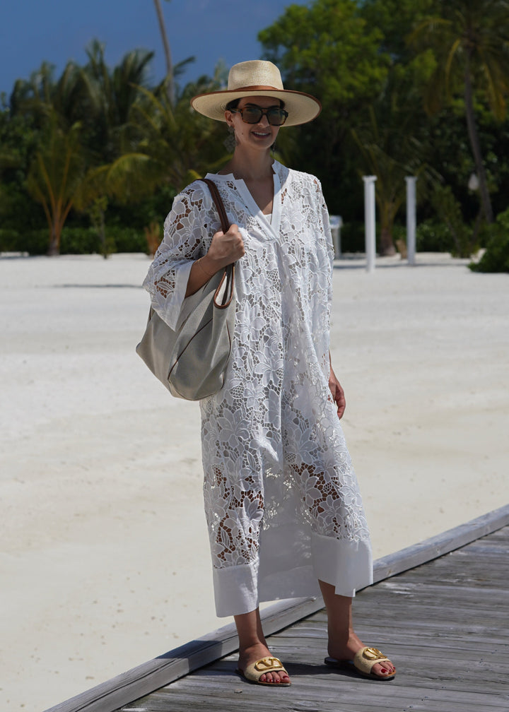 White Lace Luana Dress