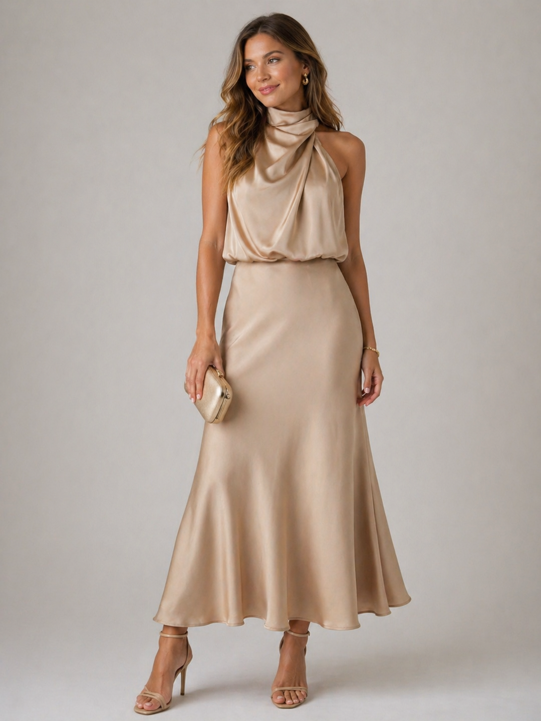 Stella & Grace™ | Elegant Draped Dress