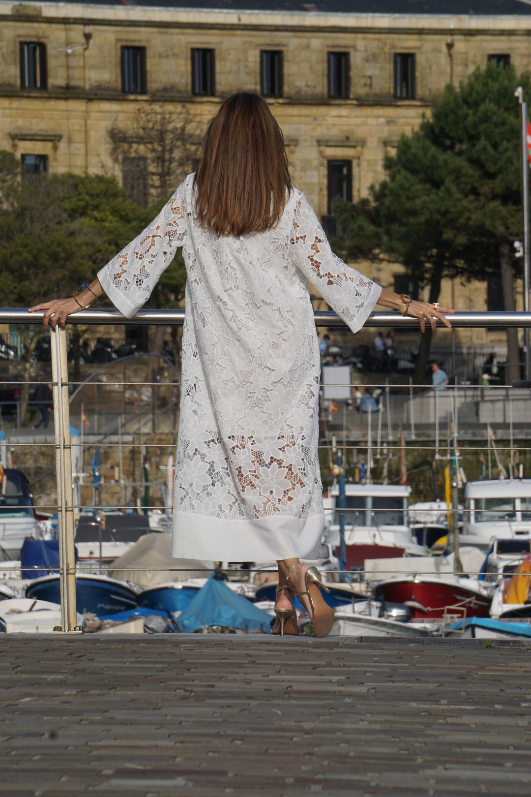 White Lace Luana Dress