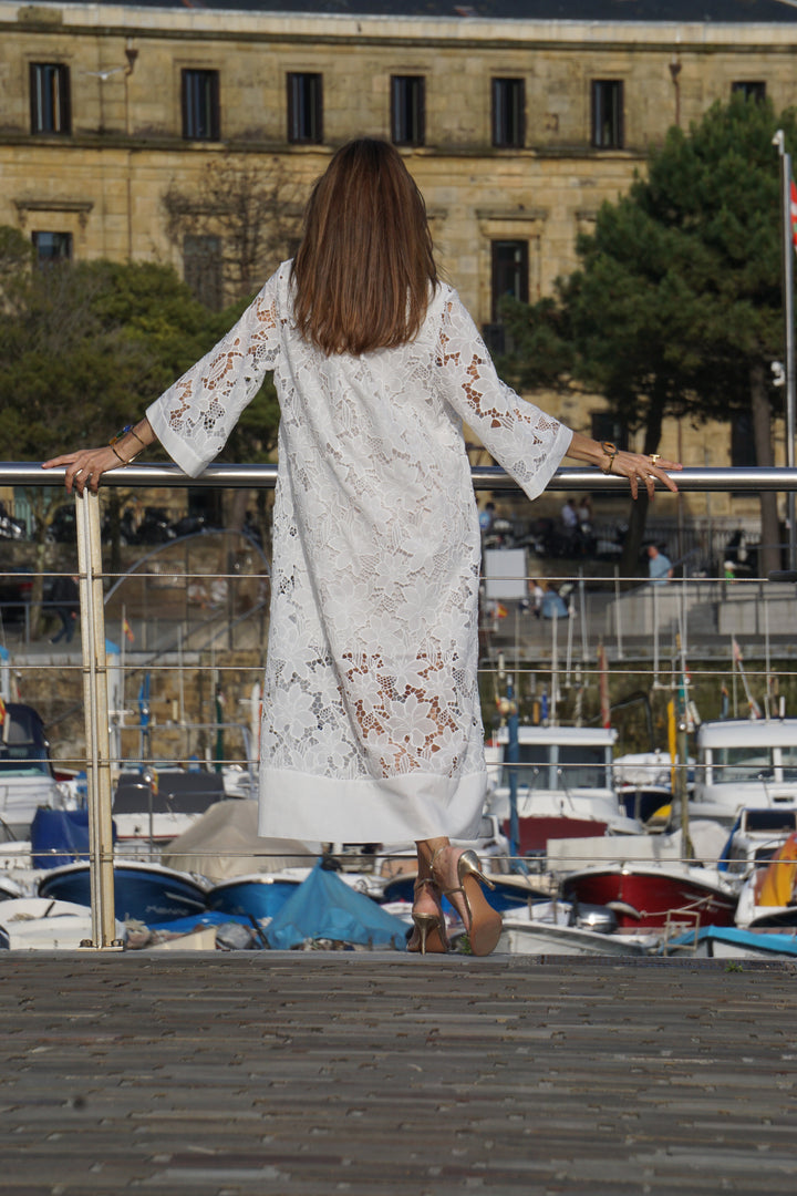 White Lace Luana Dress