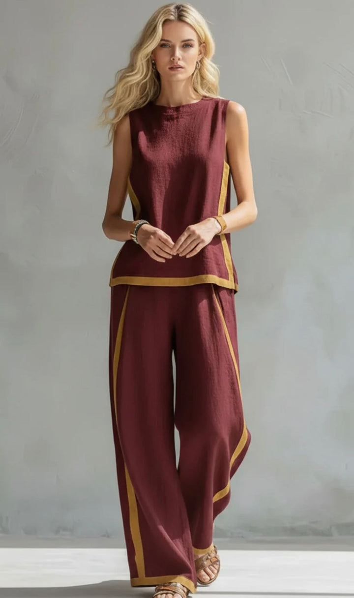Leila - Elegant Cotton and Linen Essentials Set
