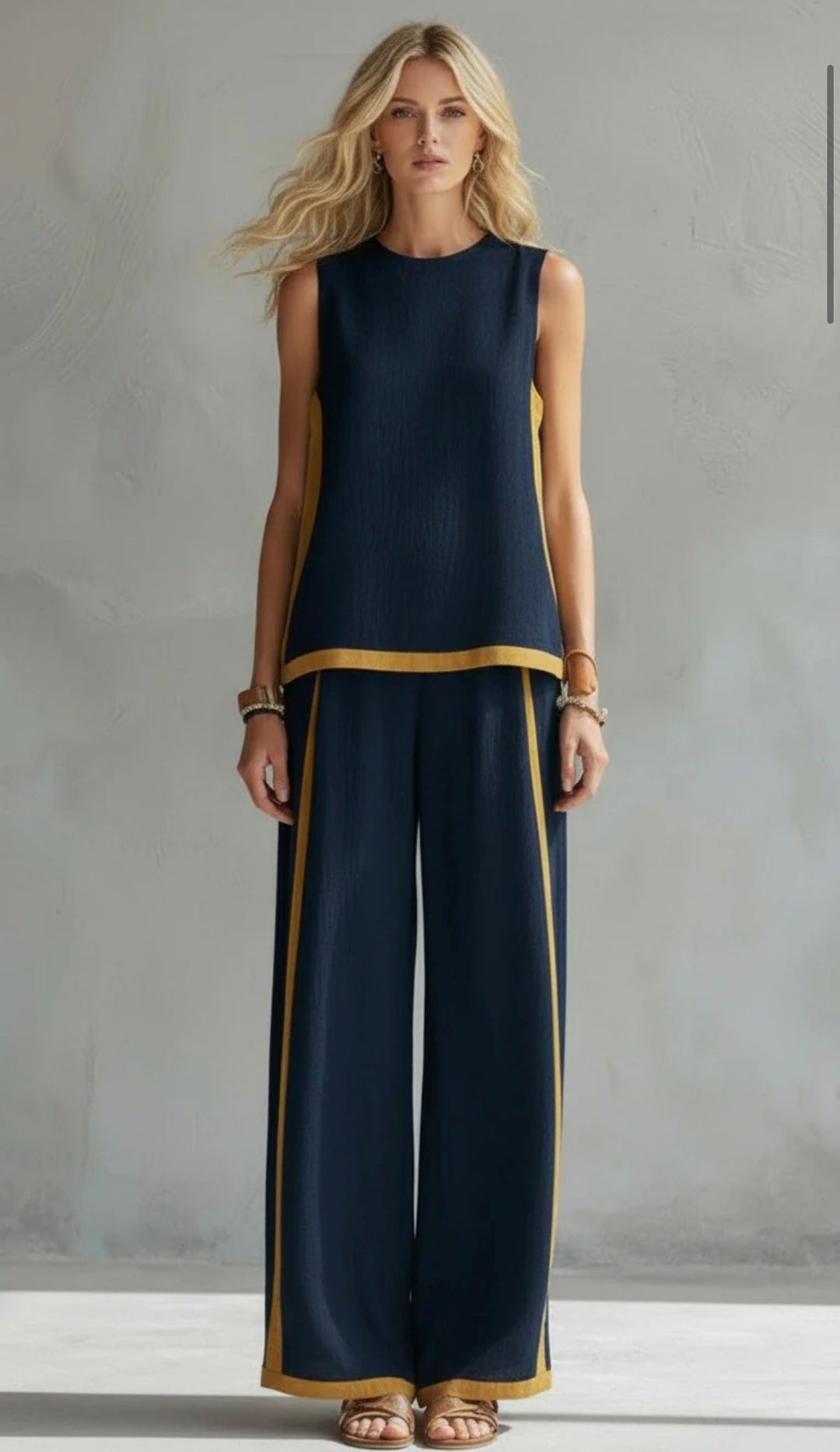 Leila - Elegant Cotton and Linen Essentials Set