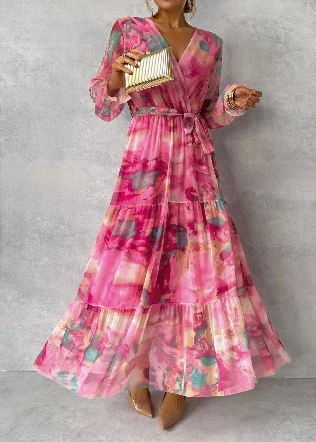 Hazel™ Floral Wrap Dress