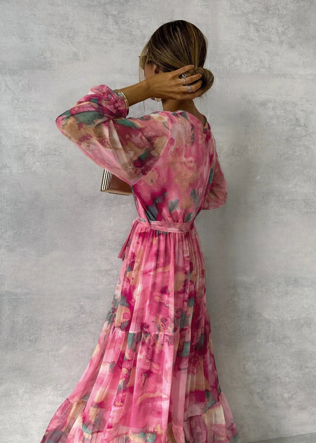 Hazel™ Floral Wrap Dress