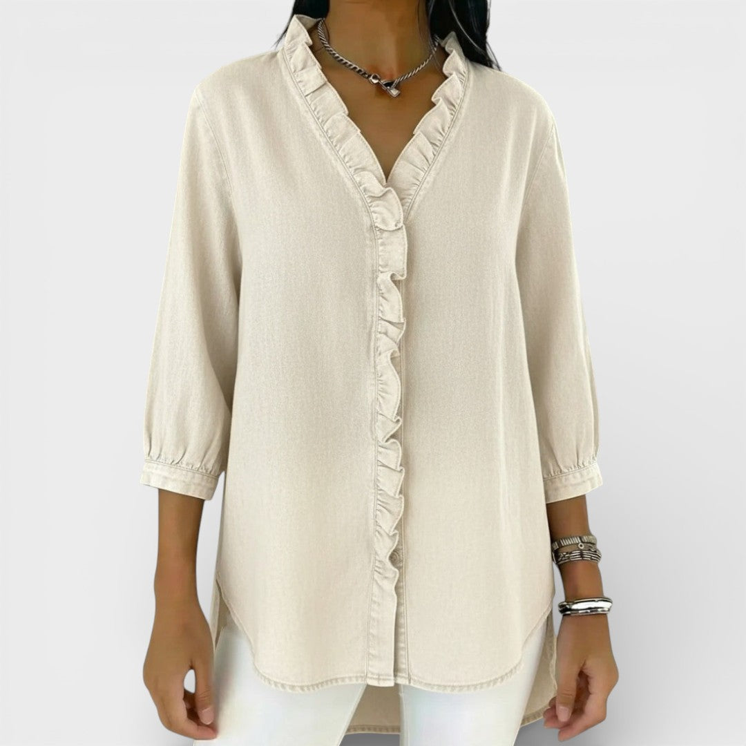 Heather | Chic Ruffled Blouse