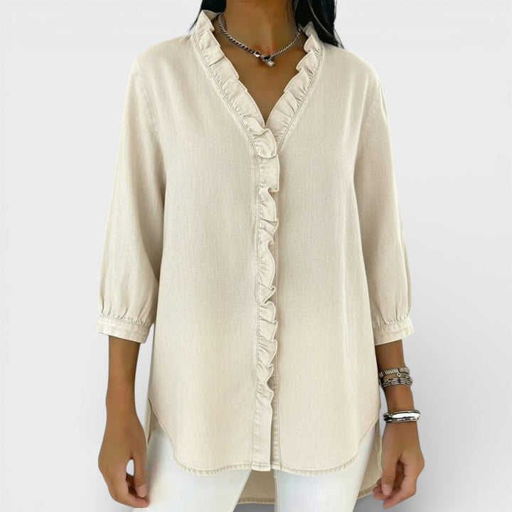 Heather | Chic Ruffled Blouse