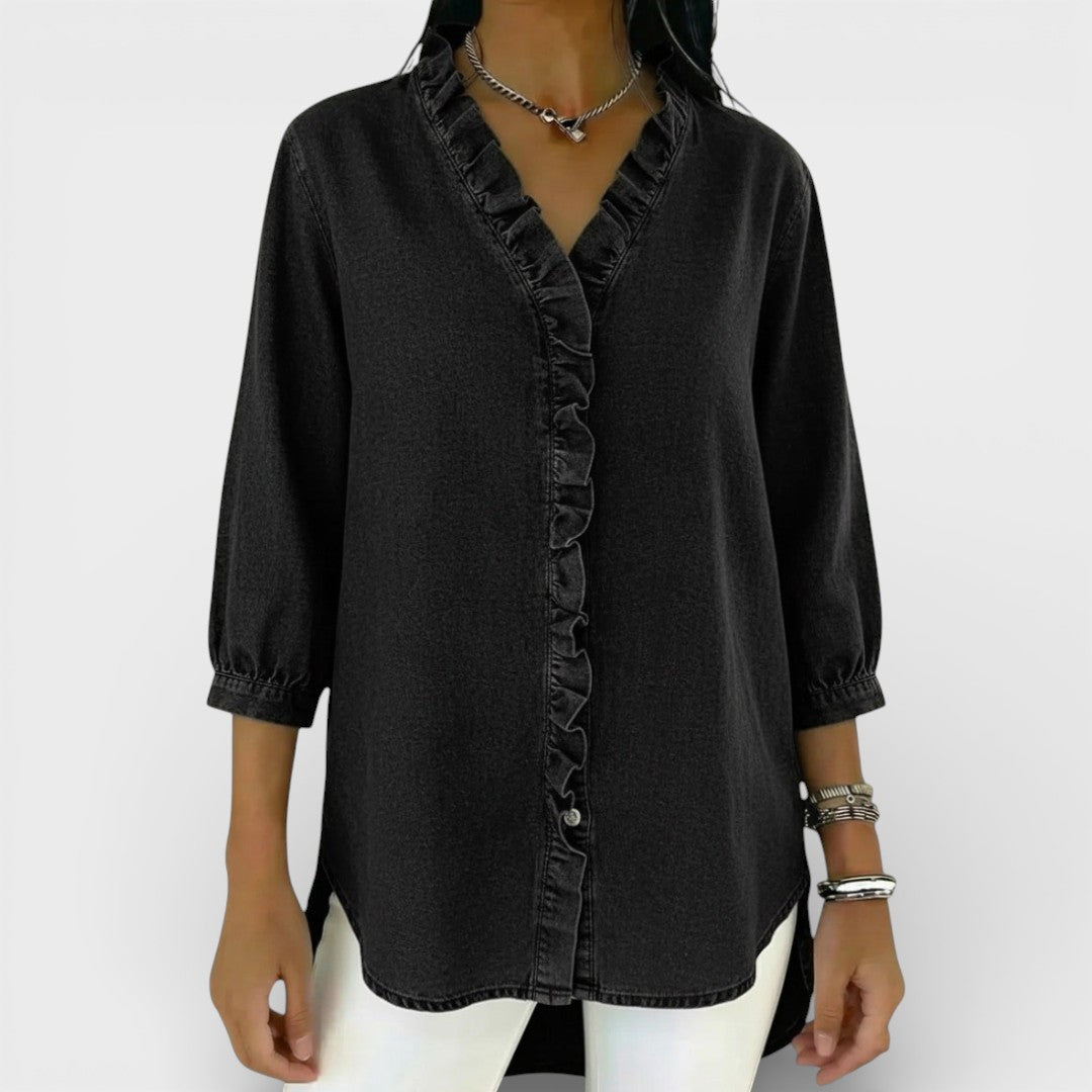 Heather | Chic Ruffled Blouse