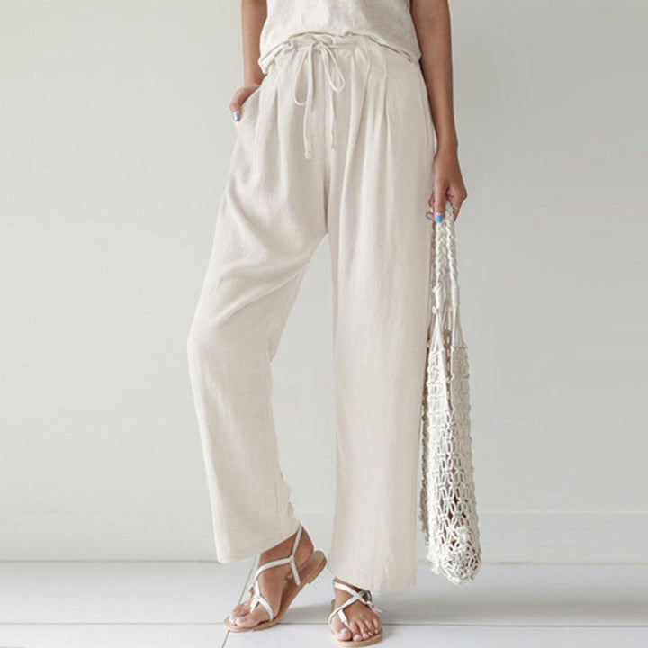 Vara - Relaxed Fit Drawstring Pants