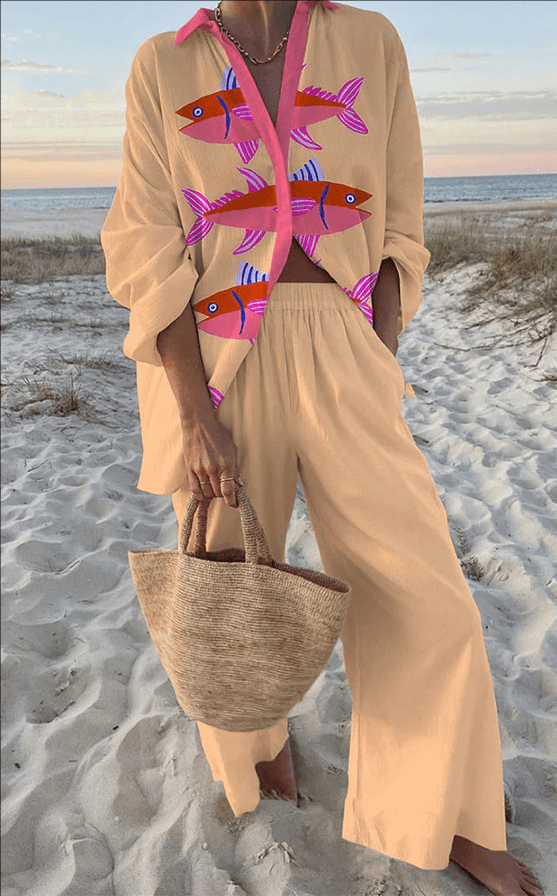 Adele™ Linen Set Beach
