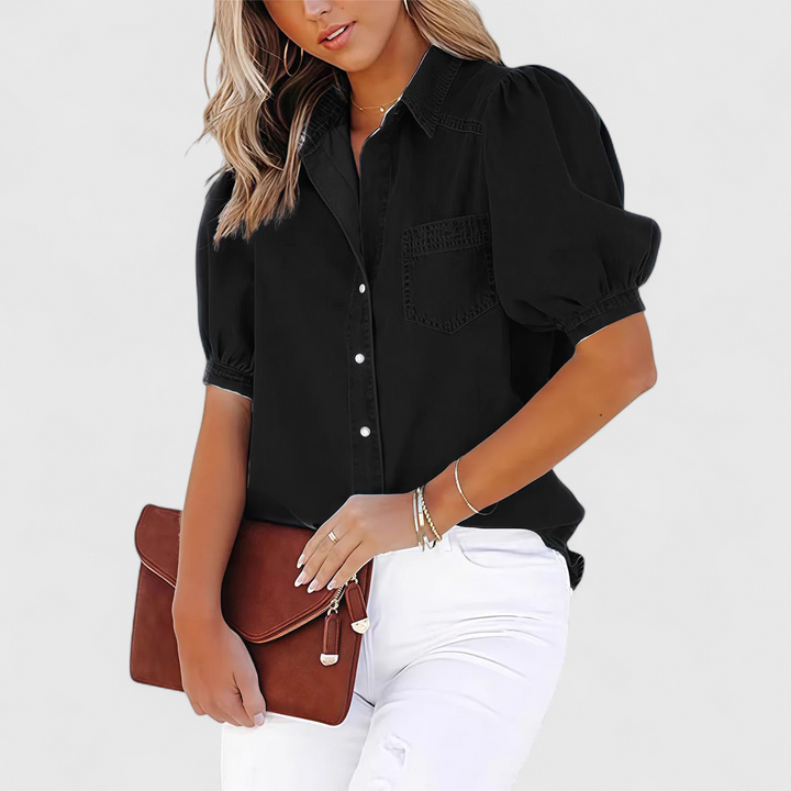 Regina | Cozy Puff Sleeve Blouse