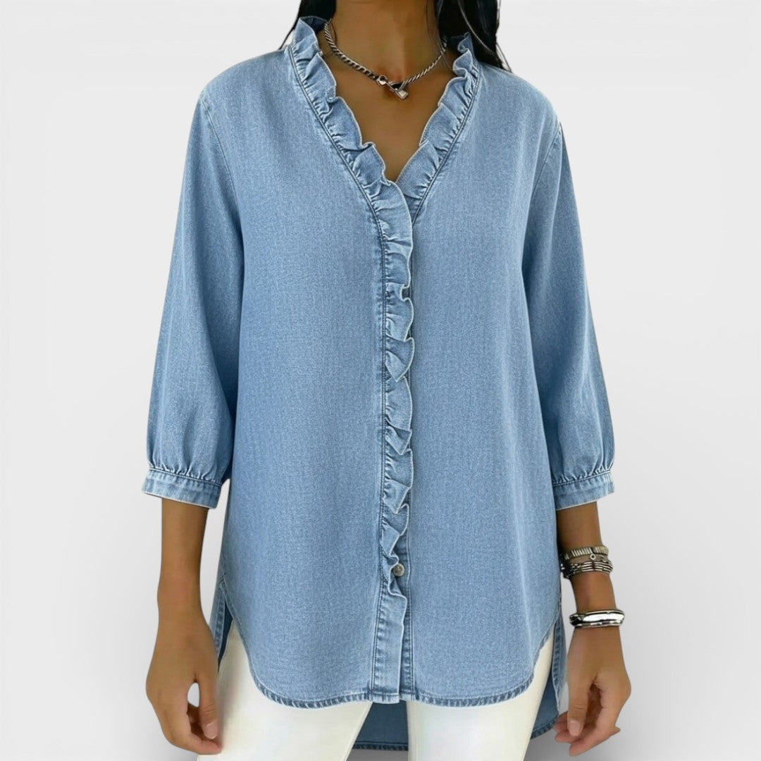 Heather | Chic Ruffled Blouse