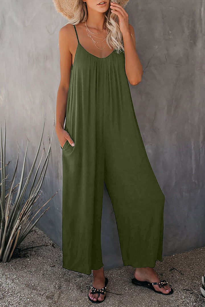 Rio™ | Chic Flowy Jumpsuit with Convenient Pockets
