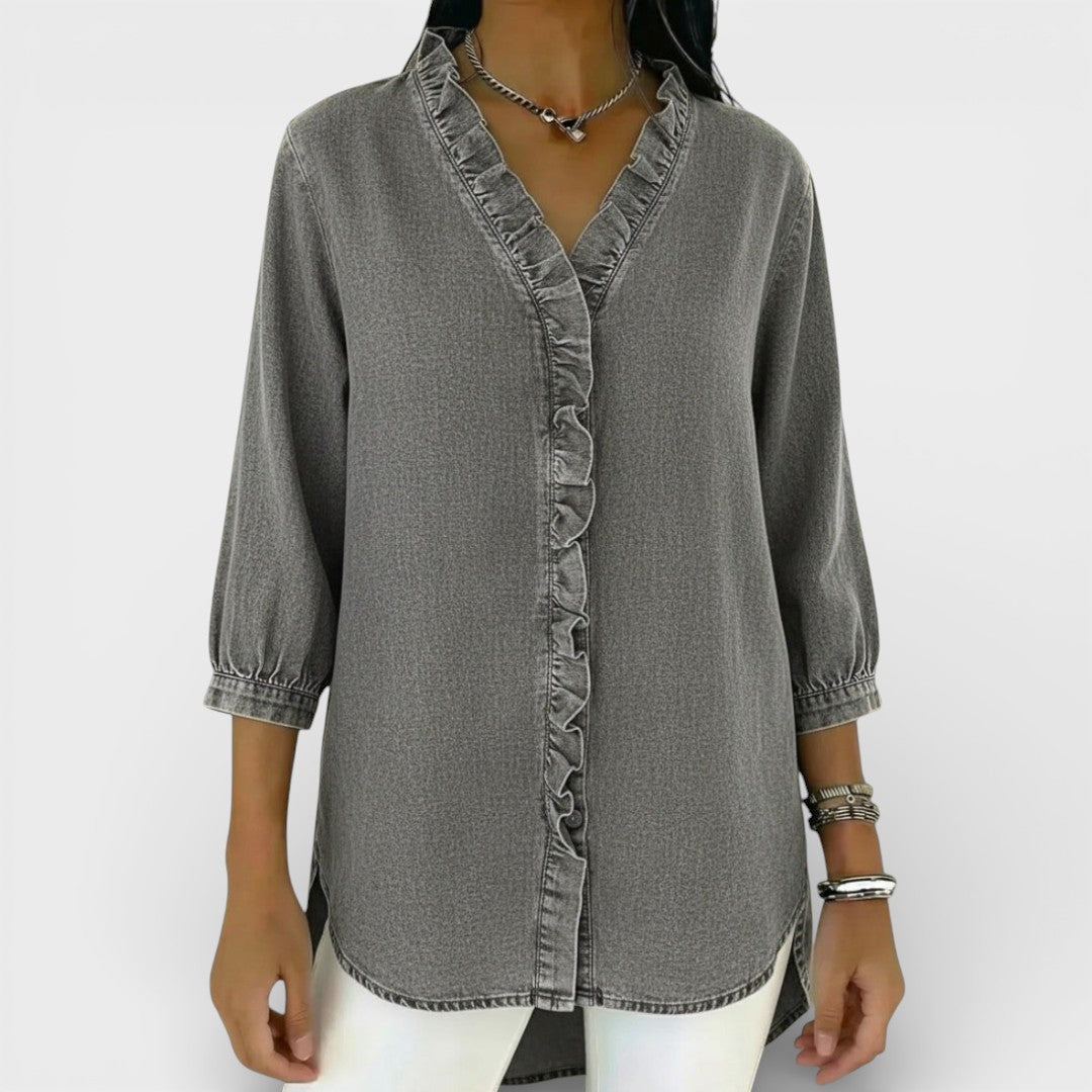 Heather | Chic Ruffled Blouse