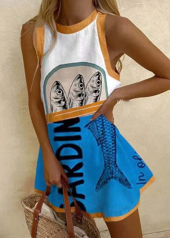 Aila™ Linen Mini Dress Beach