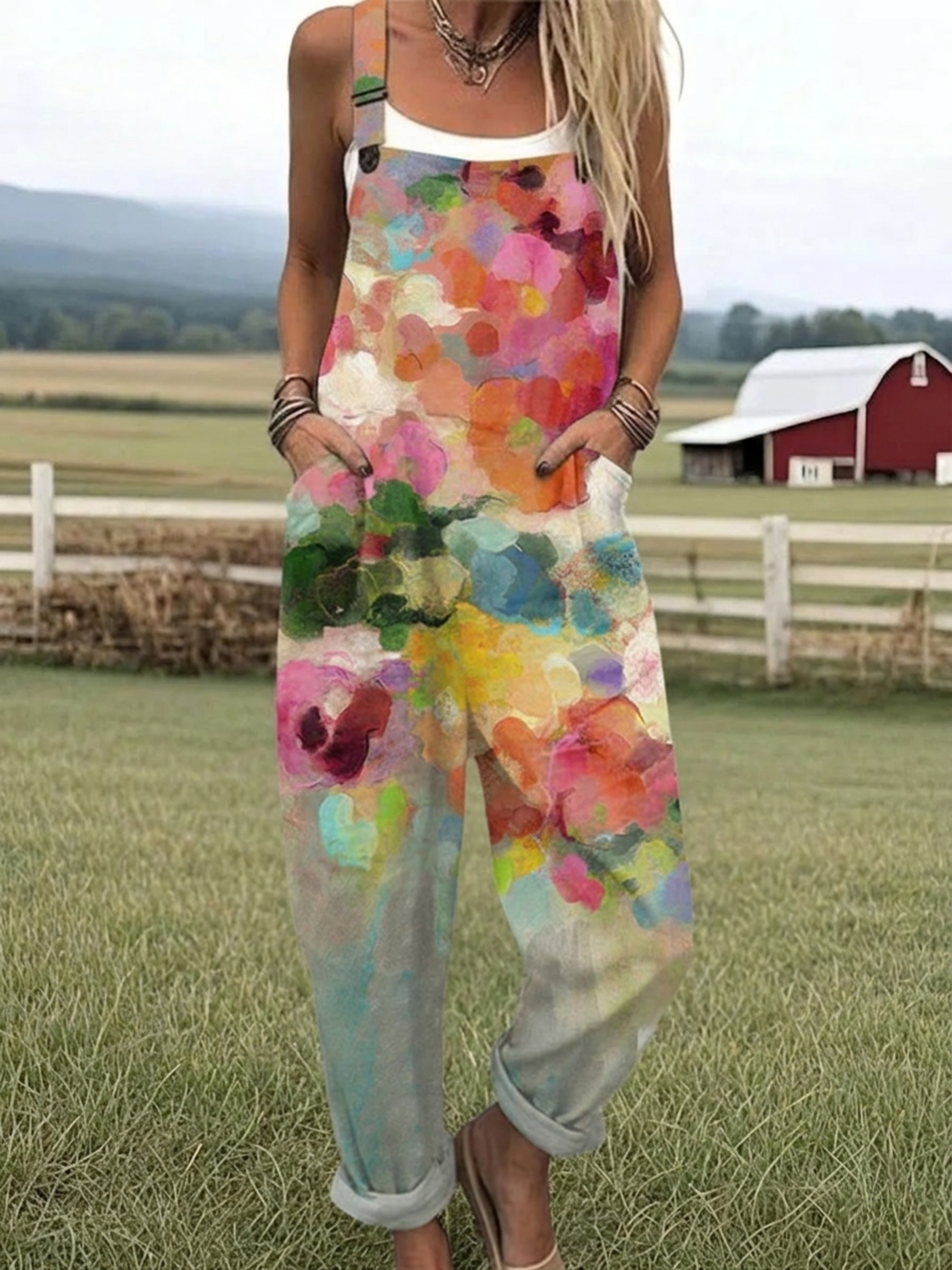 Frederica - Floral Artistry Jumpsuit