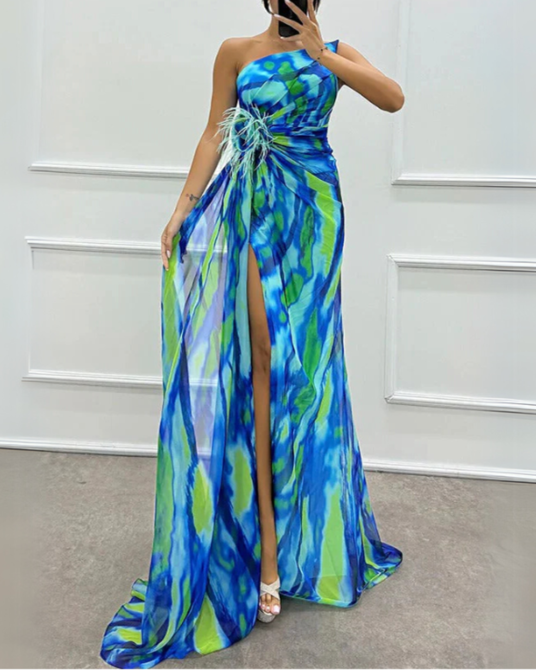 Stella & Grace™ | Colorful Draped Dress